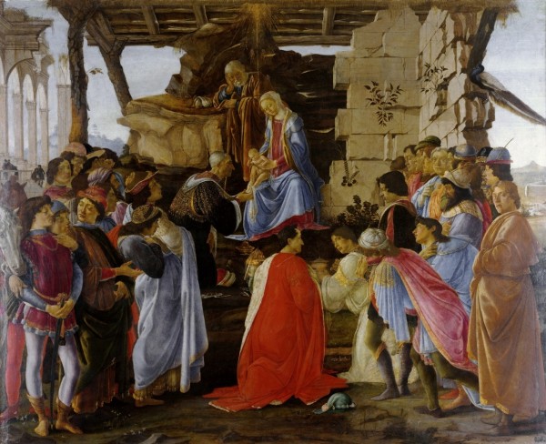 1 pav. Sandro Botticelli „Išminčių pagarbinimas“ (1475-1476 m.)